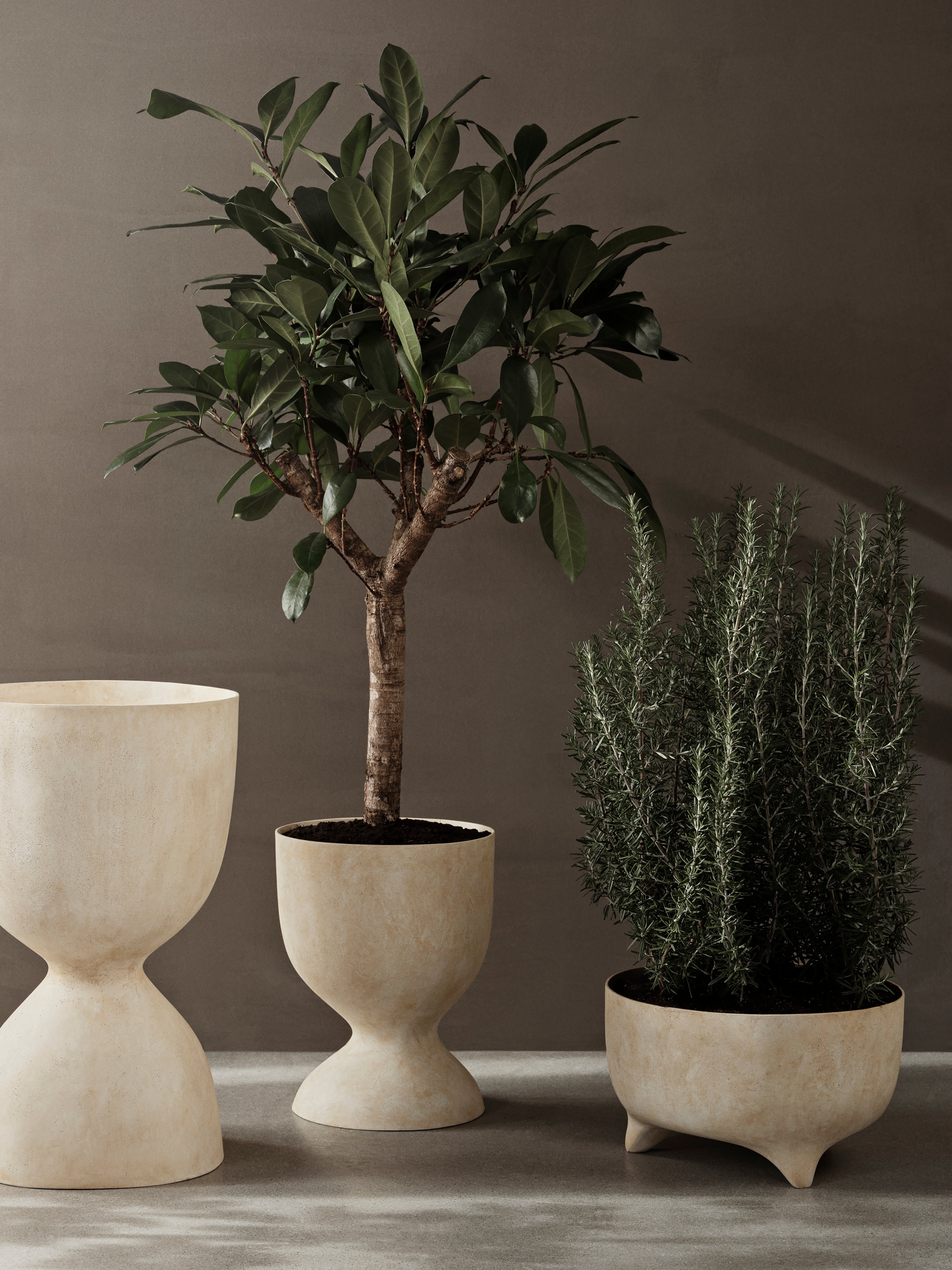 Ferm Living Evoke Pot Warm Sand - Large