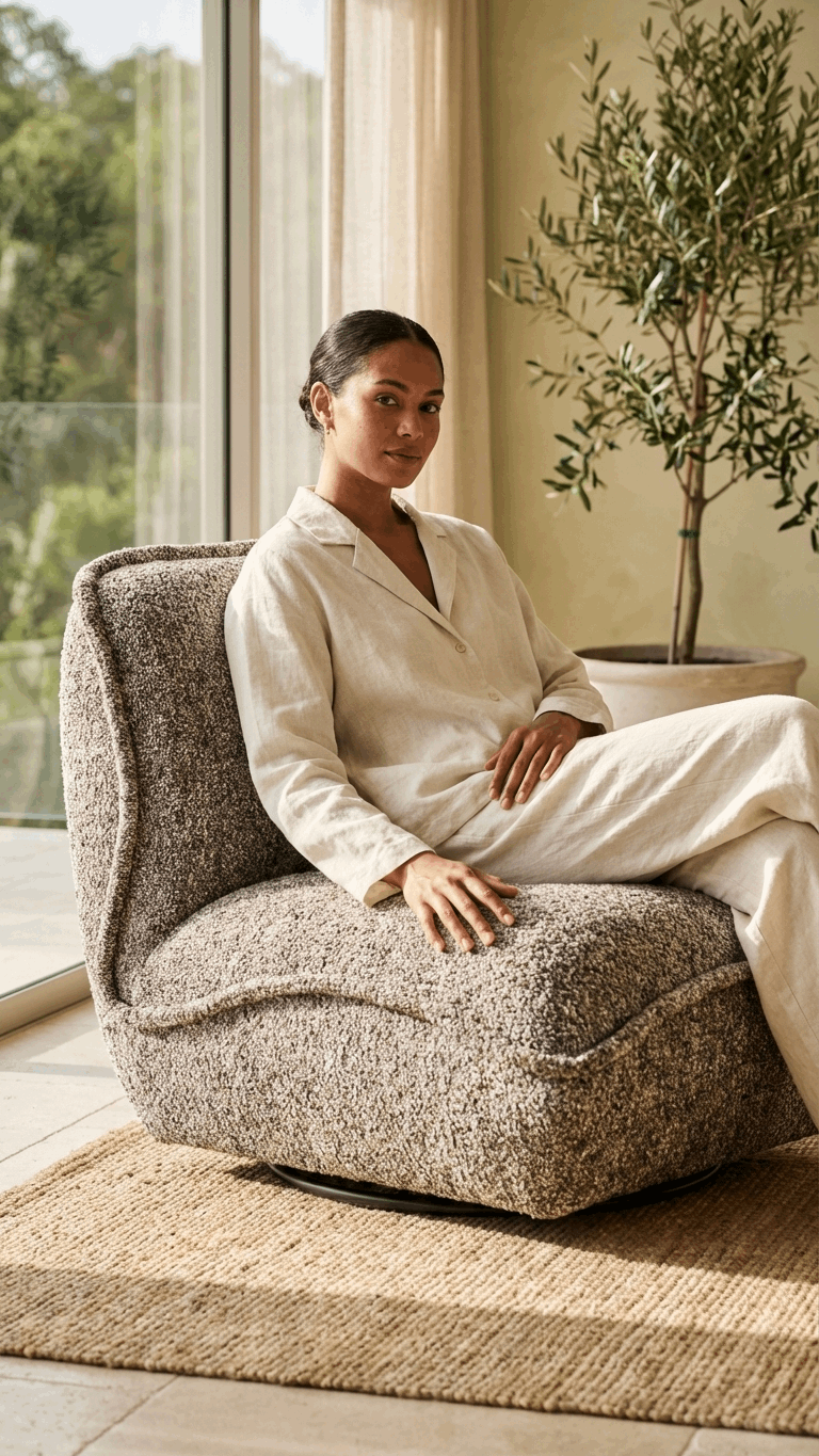 The Kikki Swivel Occasional Chair