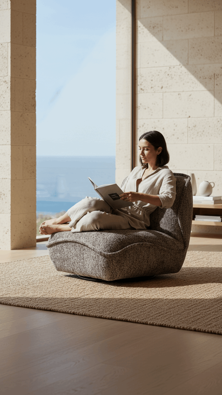 The Kikki Swivel Occasional Chair