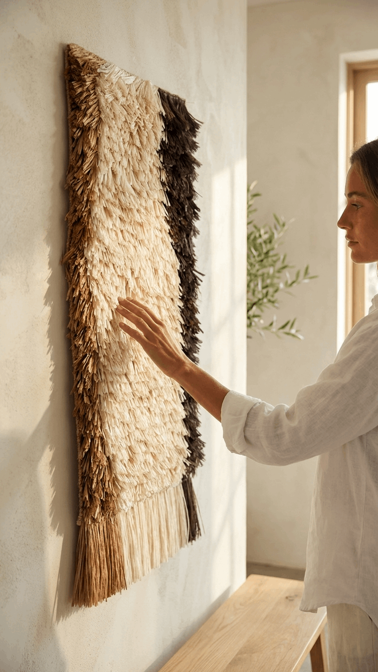 Ferm Living 'The Edge' wall rug