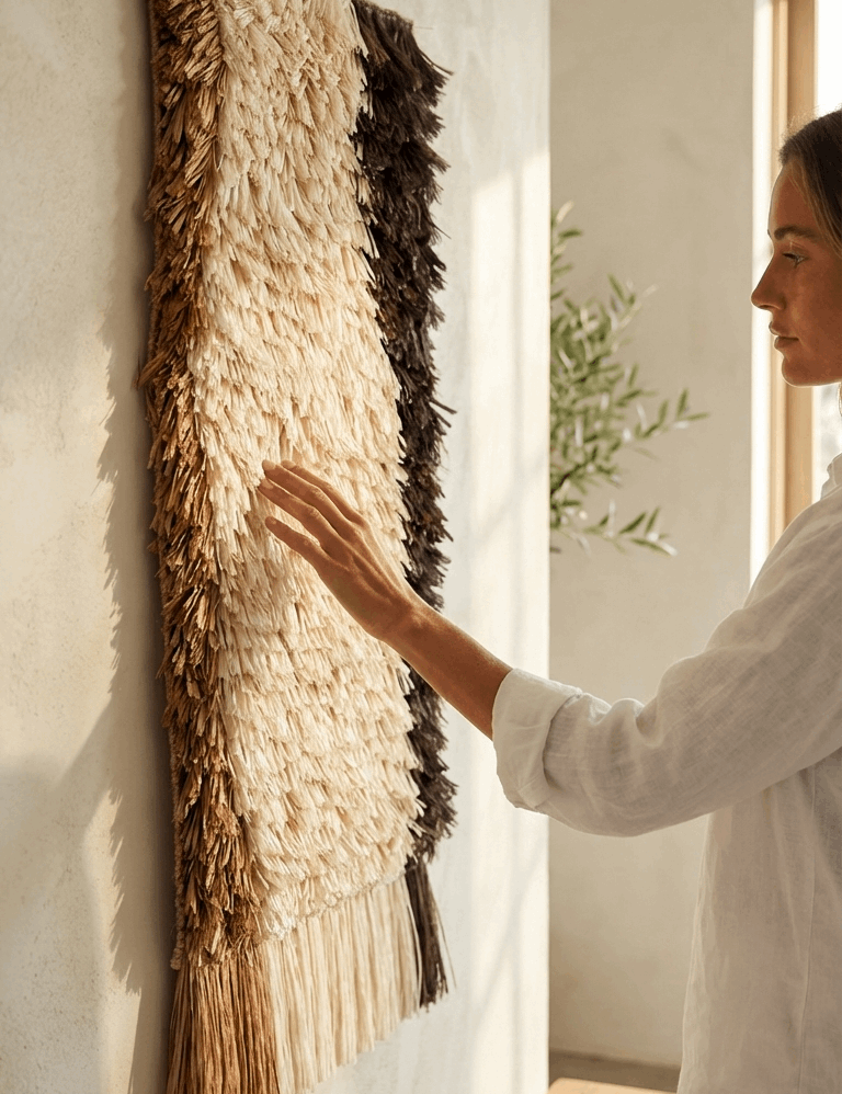 Ferm Living 'The Edge' wall rug
