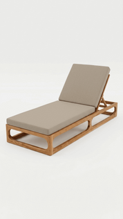 Teak Sunbed (single)