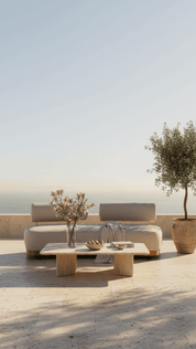 Salt Water 2-Seater Lounge – Dove (with Free Protective Cover)