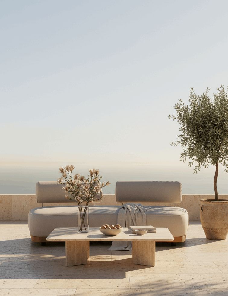 Salt Water 2-Seater Lounge – Dove (with Free Protective Cover)