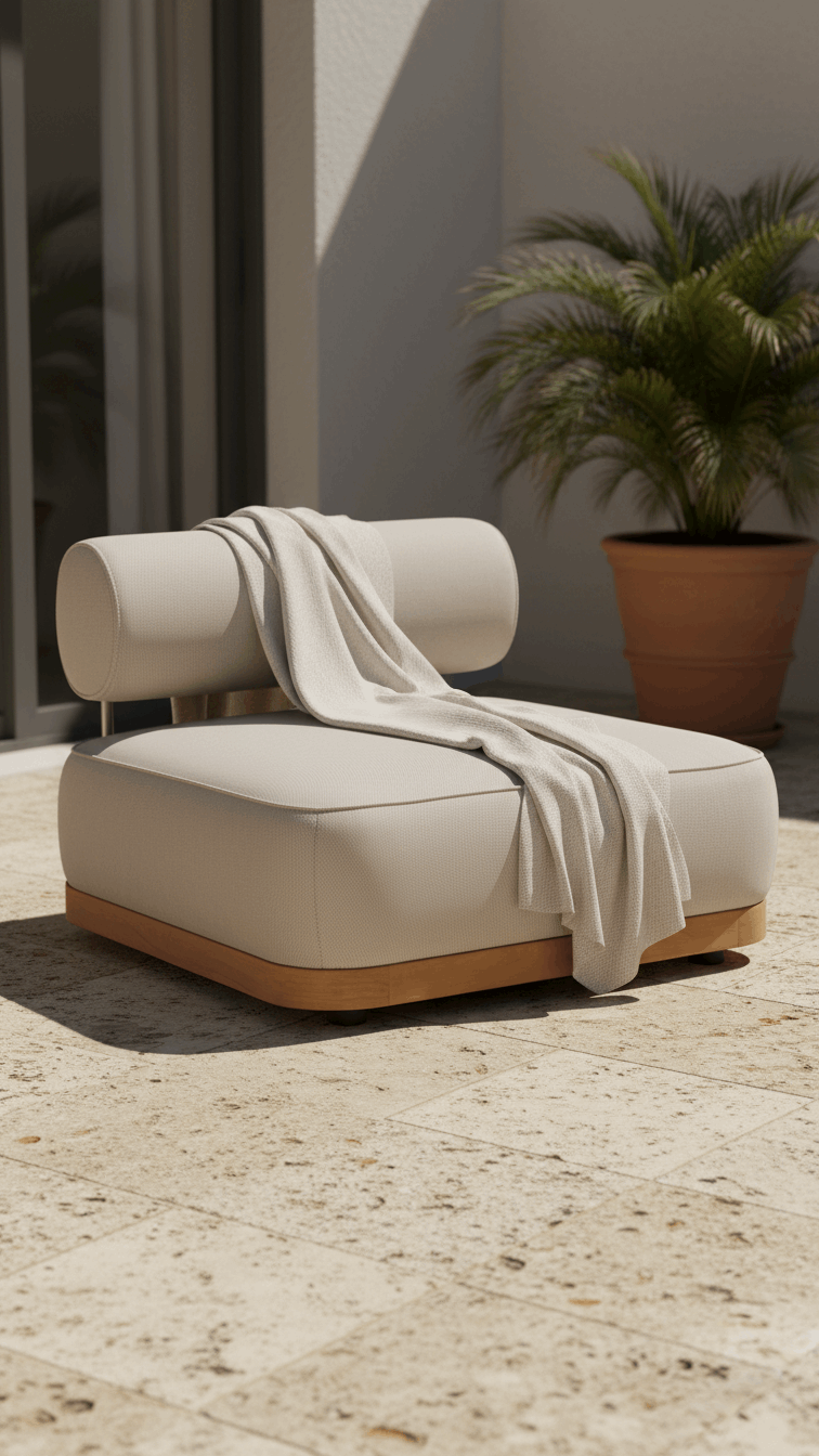 Salt Water 1-Seater Outdoor Lounge Chair