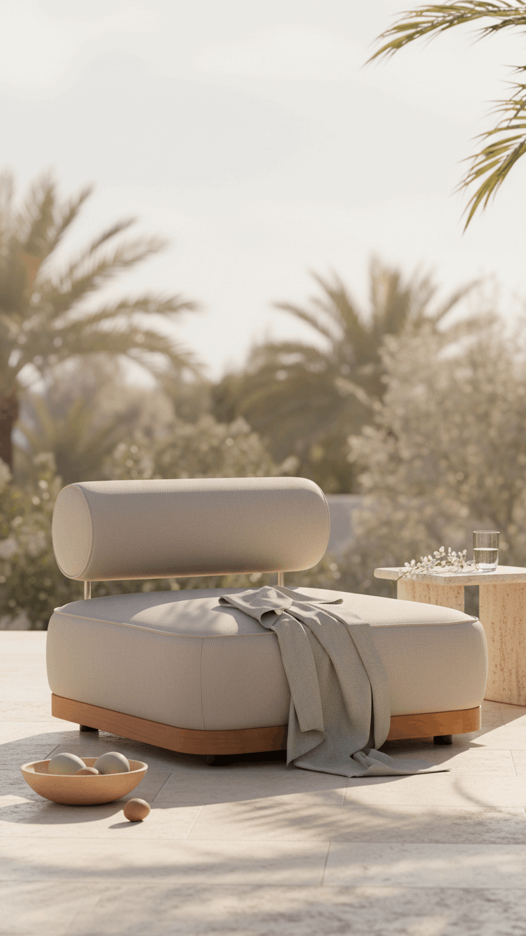 Salt Water 1-Seater Outdoor Lounge Chair