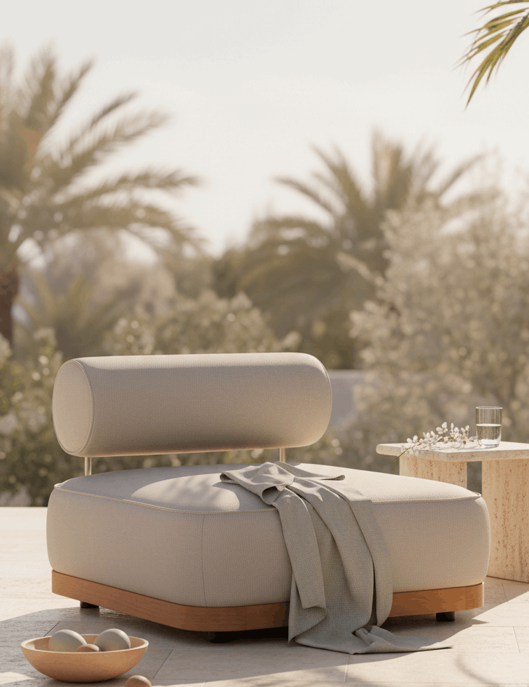 Salt Water 1-Seater Outdoor Lounge Chair
