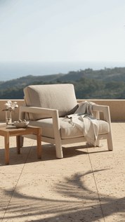 PEBL - Tolo Outdoor Lounge Chair - Aluminium