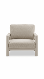 PEBL - Tolo Outdoor Lounge Chair - Aluminium