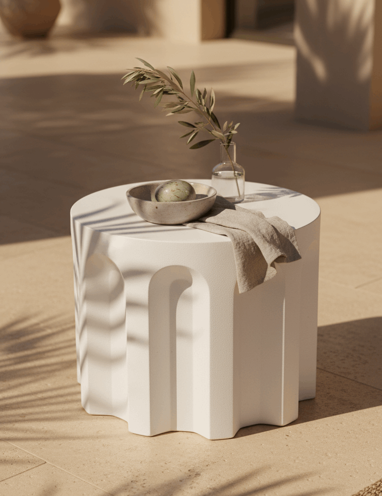 Concrete Coffee Table – Ivory
