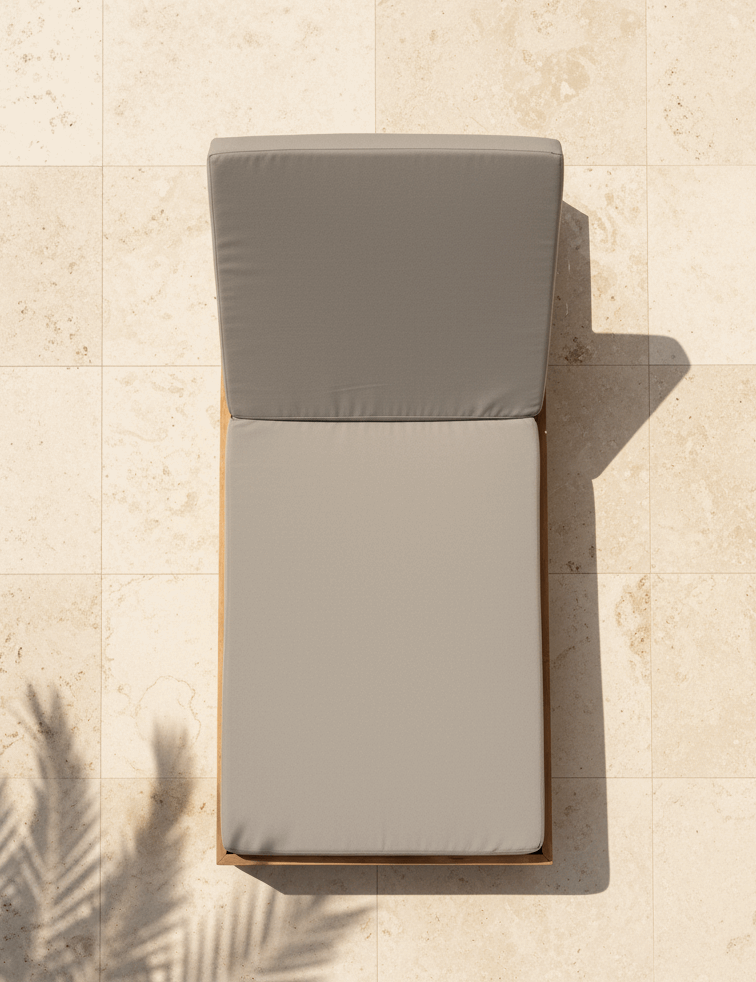 Teak Sunbed
