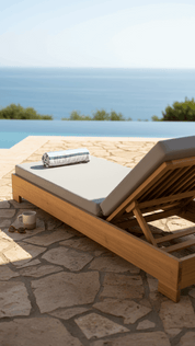 Teak Sunbed