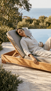 Teak Sunbed