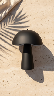 Mushroom Table Lamp - Black