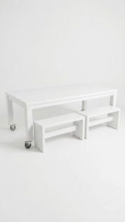 House of Orange Myles Bench Seat – Outdoor Timber Bench 870mm