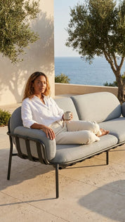 Riverstone Outdoor 3 SEATER SOFA | MOSS GREEN