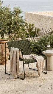 Marina Outdoor Lounge Chair - Moss Green