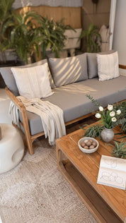Teak 3-Seater Lounge